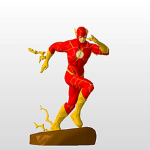 flash diorama art dc comics justice league batman statue 3d print model - Mito3D