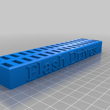 flash drive holder v2 tool usb 3d printer accessories 3d print model - Mito3D