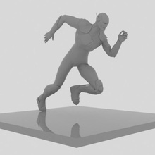 instantâneo figura arte maravilha poli personagem corpo 3d print model - Mito3D