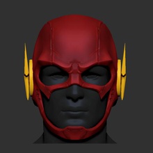 flash helmet cosplay superhero tool justice league dc comic super hero heroes mask 3d print model - Mito3D