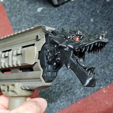 flash hider dragon 3d print model - Mito3D