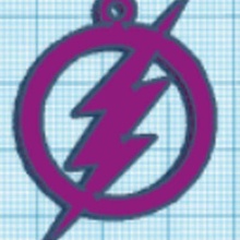 flash keychain super hero superhero art toy flahs avenger 3d print model - Mito3D