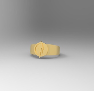 flash ring signet dc 3d print model - Mito3D