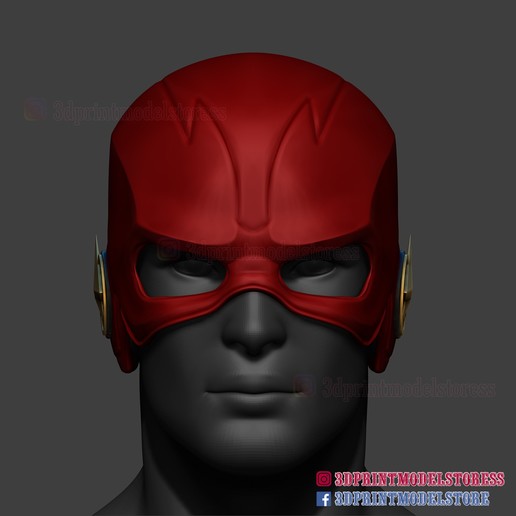 flash stagione 5 casco costume cosplay strumento ss5 tv ss6 la marvel justice league dc comic super eroe gli eroi maschera 3D print model - Mito3D