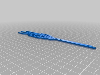flash season tuning fork costume 3d print model - Mito3D
