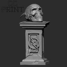 flash skull art superhero super hero cranium collection miniature detail resin 3d print model - Mito3D