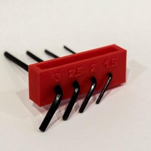 flashforge creator pro allen wrench holder tool 3d printer accessories 3d print model - Mito3D
