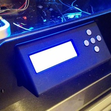 flashforge creator pro slanted lcd panel tool bezel holder mount 3d printer parts 3d print model - Mito3D