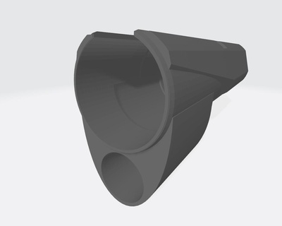 lanterna protetor mão jg mp5 airsoft instantâneo luz aeg 3d print model - Mito3D