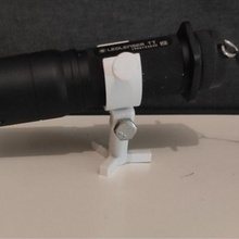 flashlight holder stand tool gift idea useful 3d print model - Mito3D