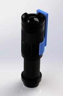 flashlight holder 3d print model - Mito3D