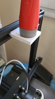 flashlight holder printers support ender 3d print model - Mito3D