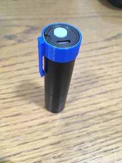 flashlight pocket clip tools 3d print model - Mito3D