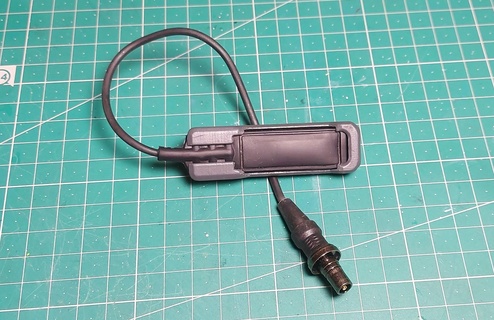 flashlight pressure pad holder - keymod airsoft pressurepad rail lanterna bot cable light 3d print model - Mito3D