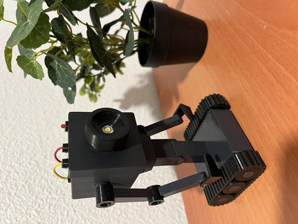 Linterna propósito lámpara almiar Morty robot pasar mantequilla muerto leds electrónica hogar casa leyendo juguete 3d print model - Mito3D