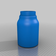 flask container undercocking 3d_printing 3d print model - Mito3D