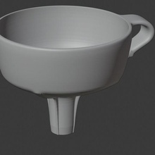 flask funnel various 3d print model - Mito3D