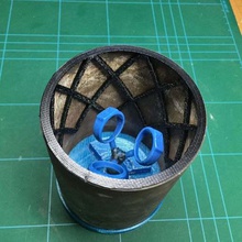 flask liner customizable art tools metal casting lost wax pla 3d print model - Mito3D