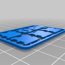 flat pack pequeno moeda quadra kit brinquedo 3d print model - Mito3D