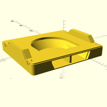 düz anycubic foton 100mm delik taban adaptörü s aracı egzoz tabanı yükseltme 3d print model - Mito3D