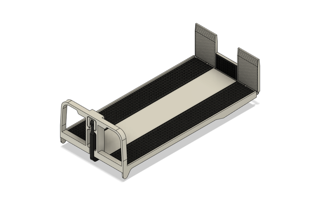 flat bed platform car carrier 1 64 scale game hotwheels greenlight matchbox diecast flatbed 3d print model - Mito3D
