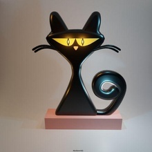 plano gato brinquedo escultura 3d print model - Mito3D