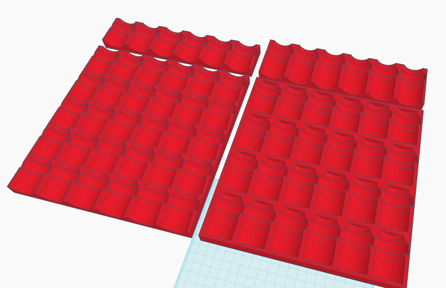 düz kale boya Kulp destek araçlar 3D print model - Mito3D