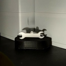 plano llavero llave anillo inglesa taller memoria 3d print model - Mito3D