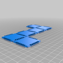 flat print folding dice game 3d print model - Mito3D