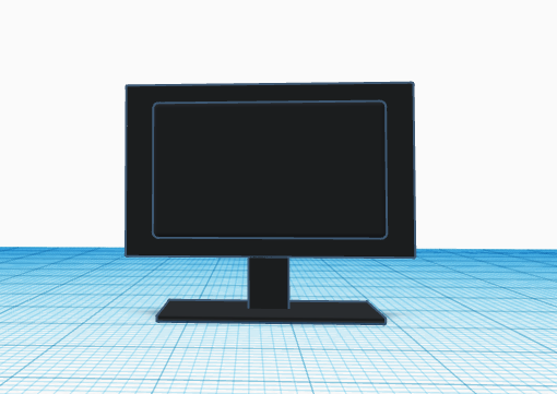düz ekran tv ev izlemek 3D print model - Mito3D
