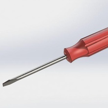 flat screwdriver 3d print model - Mito3D