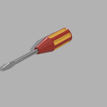 flat screwdriver tool tools 3d print model - Mito3D