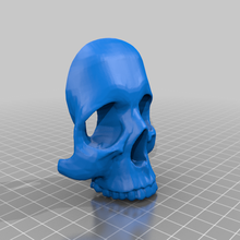 piatto cranio arte 3d barra gru squelette wanhao sculture 3d print model - Mito3D