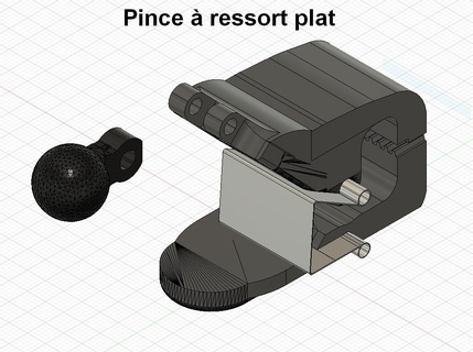 Frühling Clip Festsetzung Bender Clips Kamera Werkzeuge Zange Instandhaltung Befestigung Picam 3d print model - Mito3D