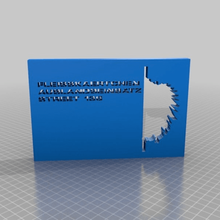 fleisskaertchen auslandseinsatz a arte sinais de logotipos 3d print model - Mito3D