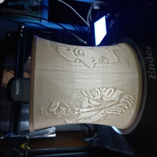 flamand litho de la lampe art lithophane le flamenco 3d print model - Mito3D