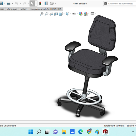 chair 2 3D print model - Mito3D