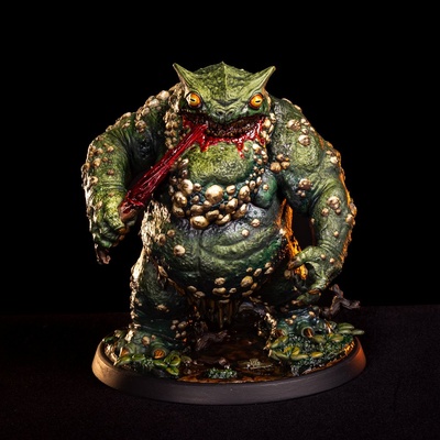 flesh gobbler curse of witchmire 3d printed miniatures tabletop d&d stl wargaming rpg active game beast water boss creature depth monstrosity dnd gift miniature minis dungeon dragons dungeons figurine lurker enemy monster mini 3d print model - Mito3D