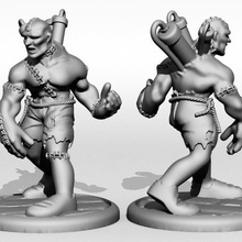 flesh golem game dd dnd dungeons dragons gaming miniature miniatures roleplaying rpg tabletop wargaming toy accessories 3d print model - Mito3D