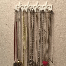 fleur lys necklace hanger home organization 3d print model - Mito3D