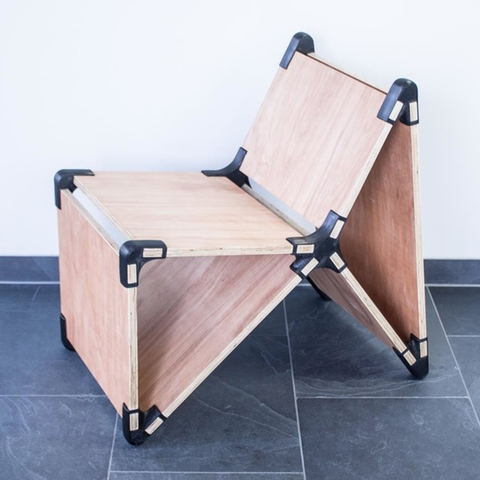flex link home chair colorfabb diy ngen 3D print model - Mito3D
