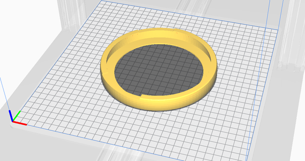 flexbump equinoccio 16 cm pino minelab detección 3d print model - Mito3D