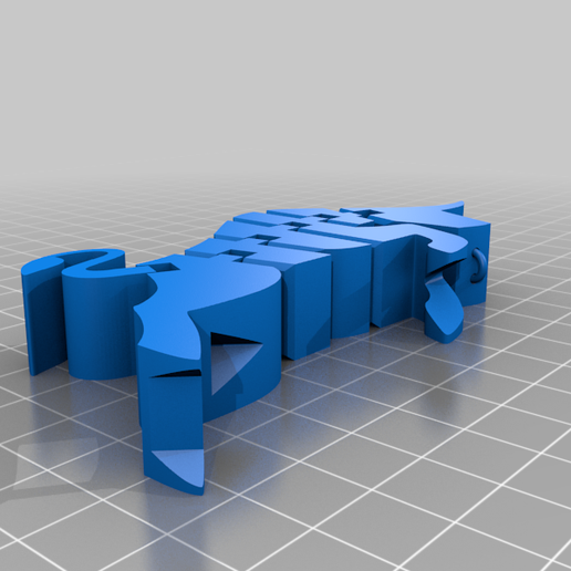 flexi bull 3D print model - Mito3D