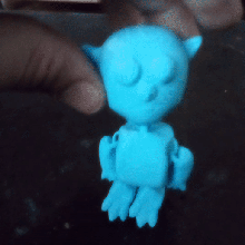 flexi flexible cocinero Troll niño Arte articulado juguete personaje figura 3d criatura monstruo resina soportado 3d print model - Mito3D
