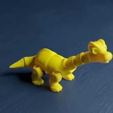 flessibile articolato diplodocus arte animale 3d print model - Mito3D