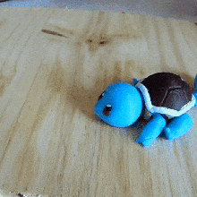 flexi articulated squirtle - carapuce pokemon support assembling 3d print model - Mito3D