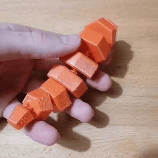 flexi banana gadget toy flexi-banana poly antistress 3D print model - Mito3D