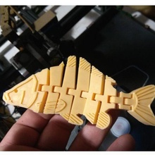 flexi Karpfen Kunst Tier komisch Fisch Angeln Köder Weihnachten Lebensmittel flexibel niedlich Natur artikuliert 3d print model - Mito3D