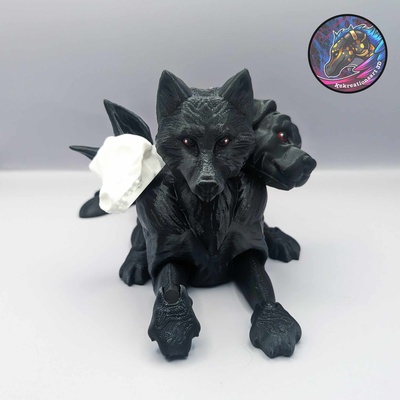 flexi cerberus kunst hund artikuliert 3d print model - Mito3D