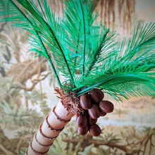 flexi coconut tree art articulating tropical paradise palm 3d print model - Mito3D
